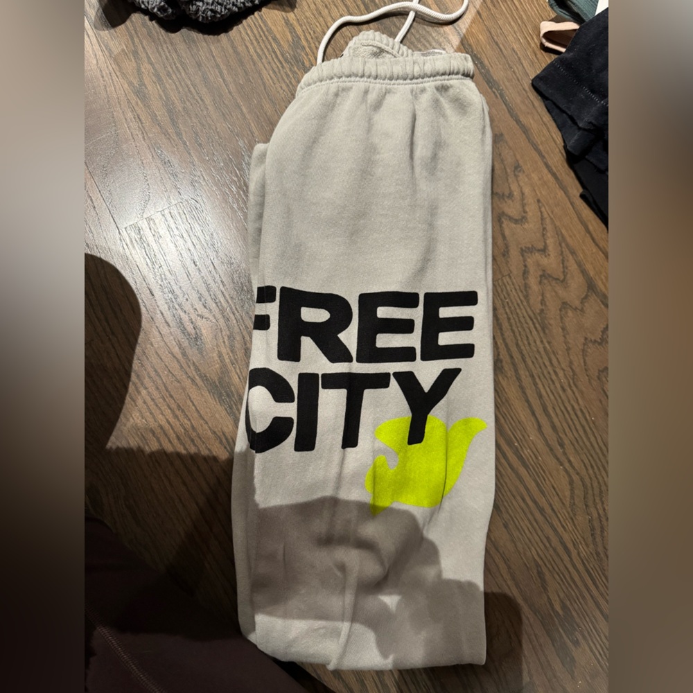 Free City sweatpants!